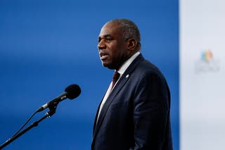 Britain's Deputy Prime Minister and Justice Secretary David Lammy